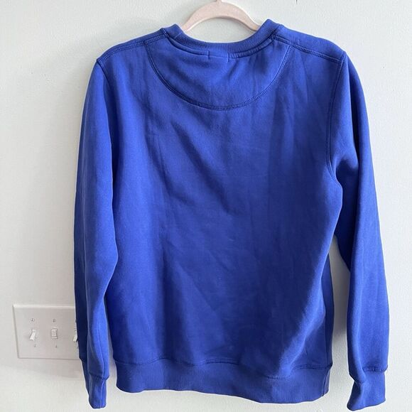 KENZO Sweater Womens Medium Embroidered Tiger Sweatshirt Jumper Blue Marine - Picture 4 of 12